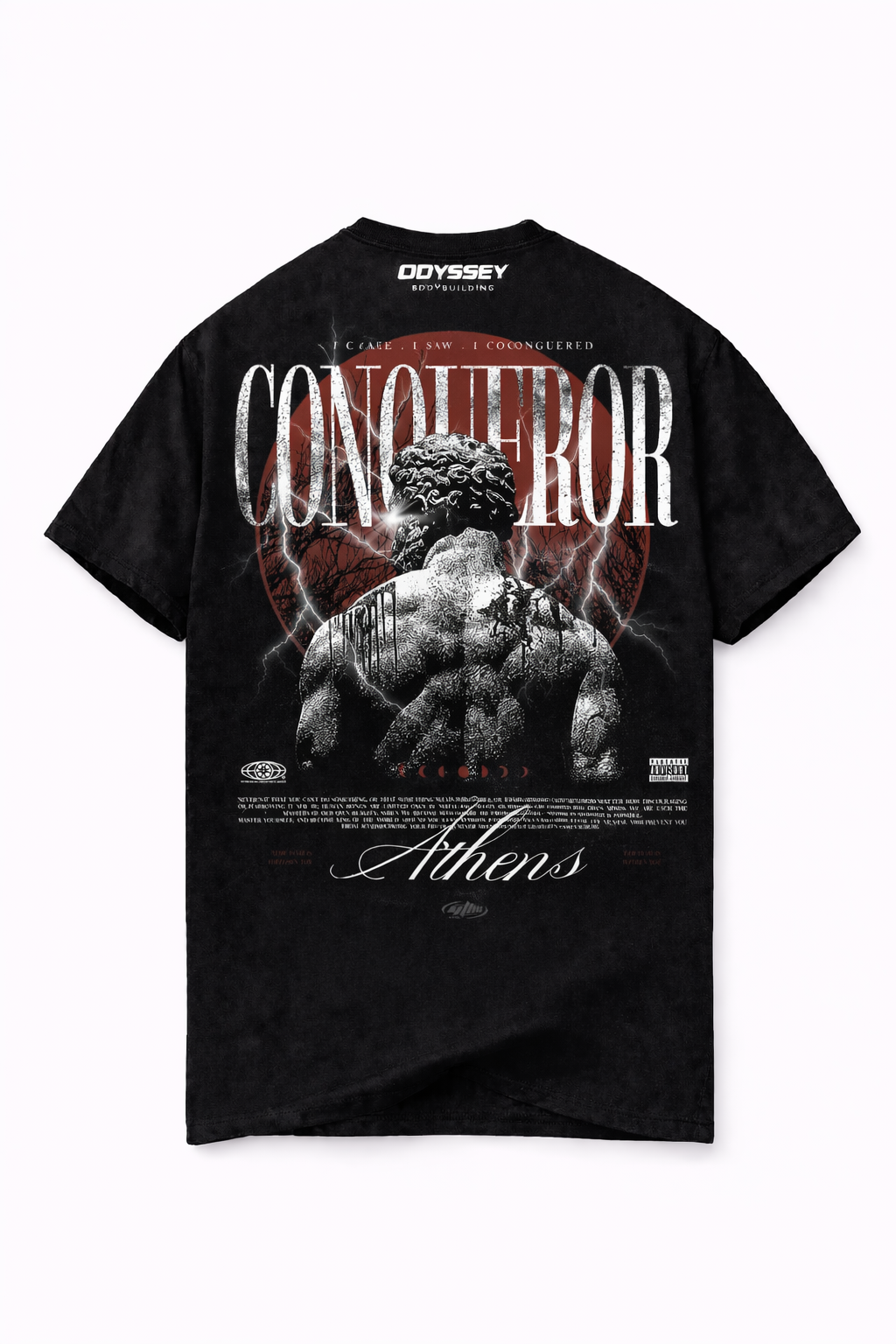 Odyssey “Conqueror – Athens Edition” Oversized Graphic T-Shirt