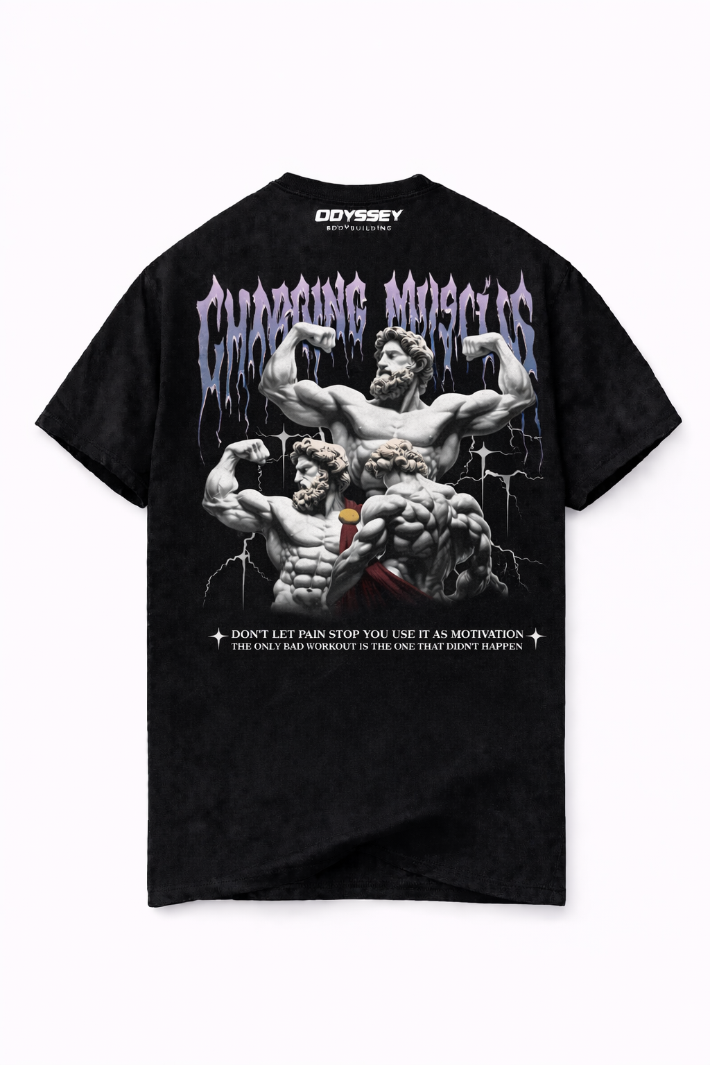 Odyssey “Chasing Muscles” Oversized Graphic T-Shirt