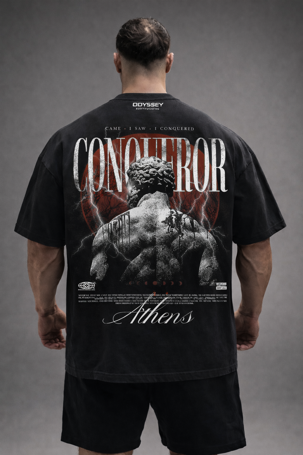 Odyssey “Conqueror – Athens Edition” Oversized Graphic T-Shirt